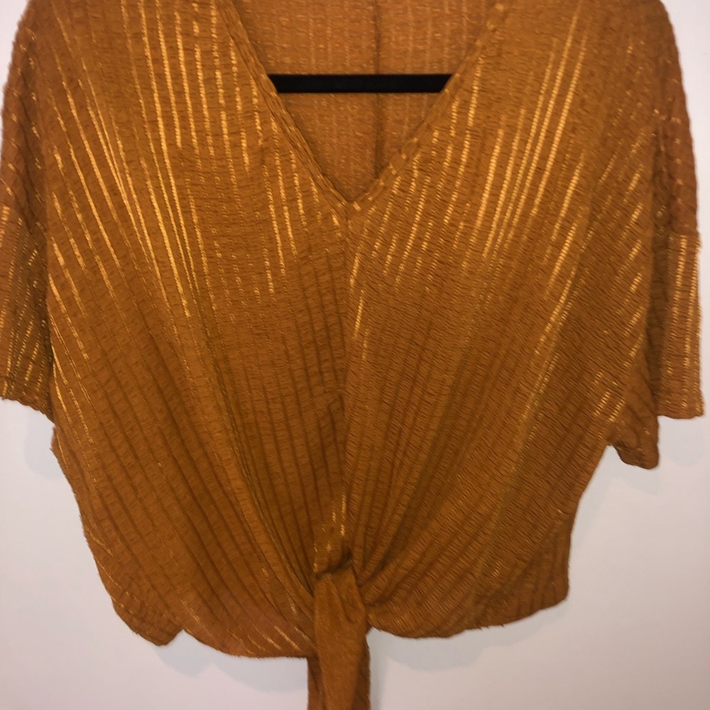 Zara Tie Front Top